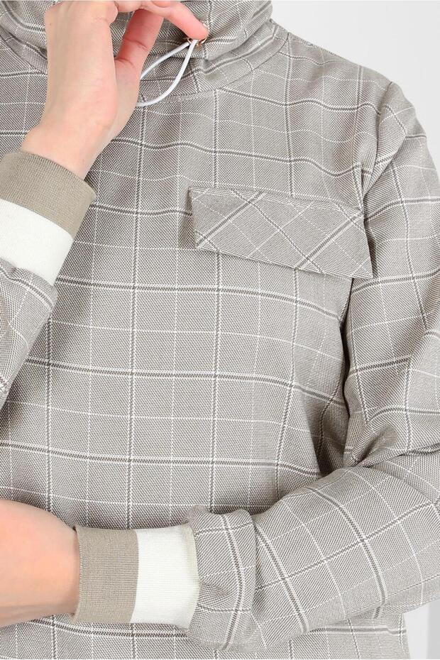 SQUARE PATTERNED TUNIC 44316-1 - 4