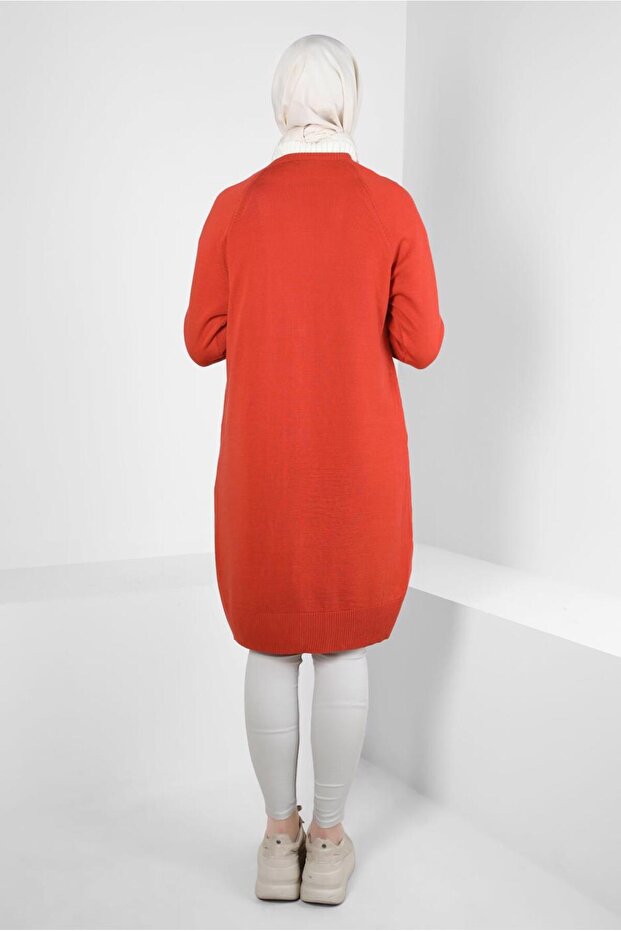 Kapitone Desenli Triko Hırka 44079 - 3