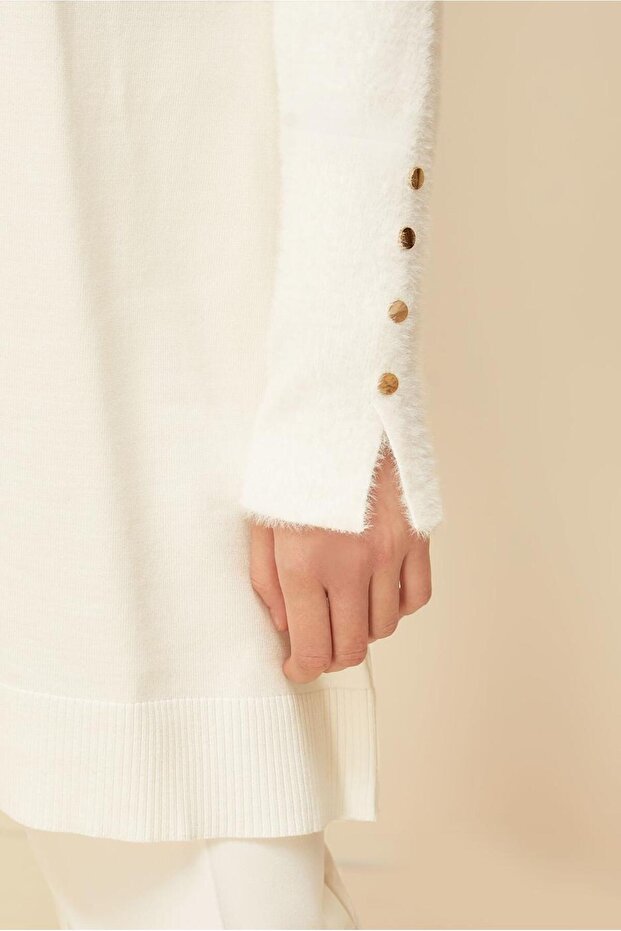 تونيك تريكو بأزرار 45929 - 3