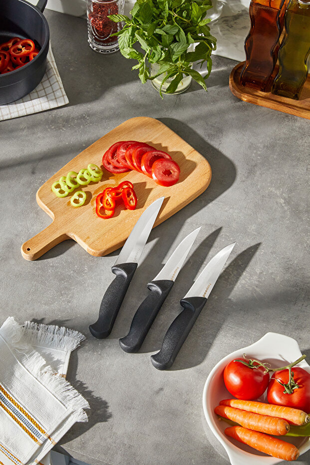 Nova Model 3'lü Mutfak Chef Bıçak Seti - 1