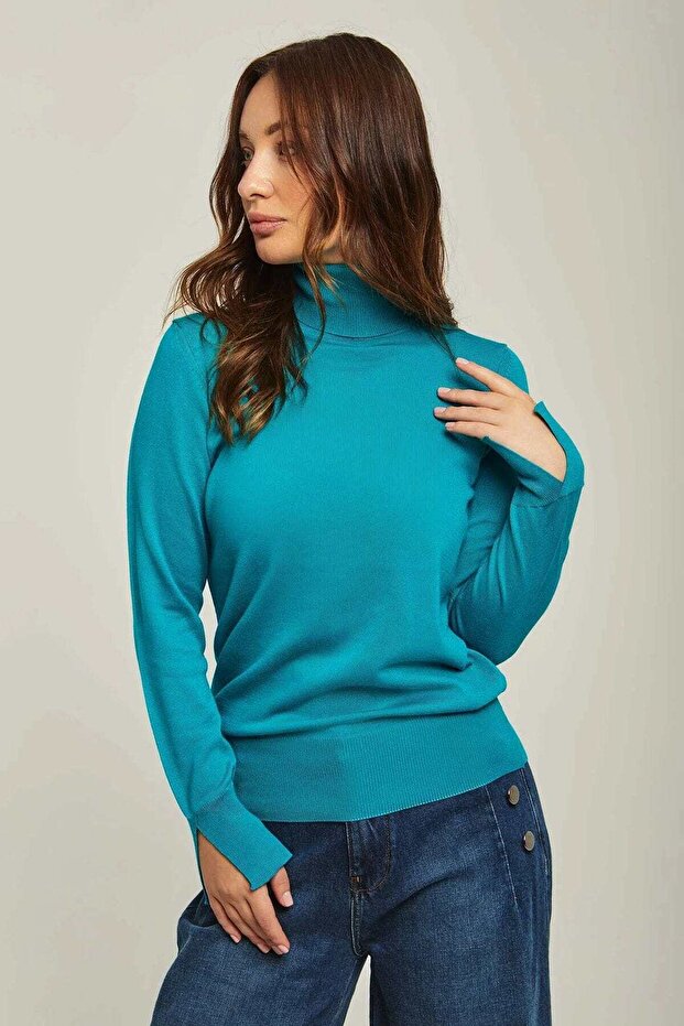 Solid Long-Sleeve Top - 1