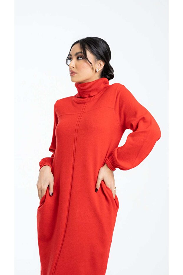 بلوزة سادة بأكمام طويلة - 2