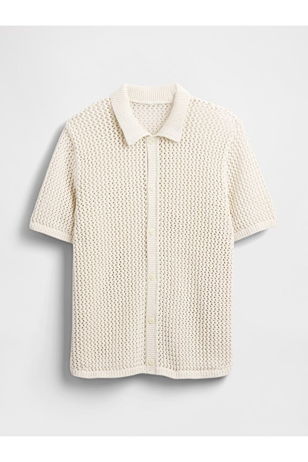 ErkekMesh Örgü Gömlek - 3