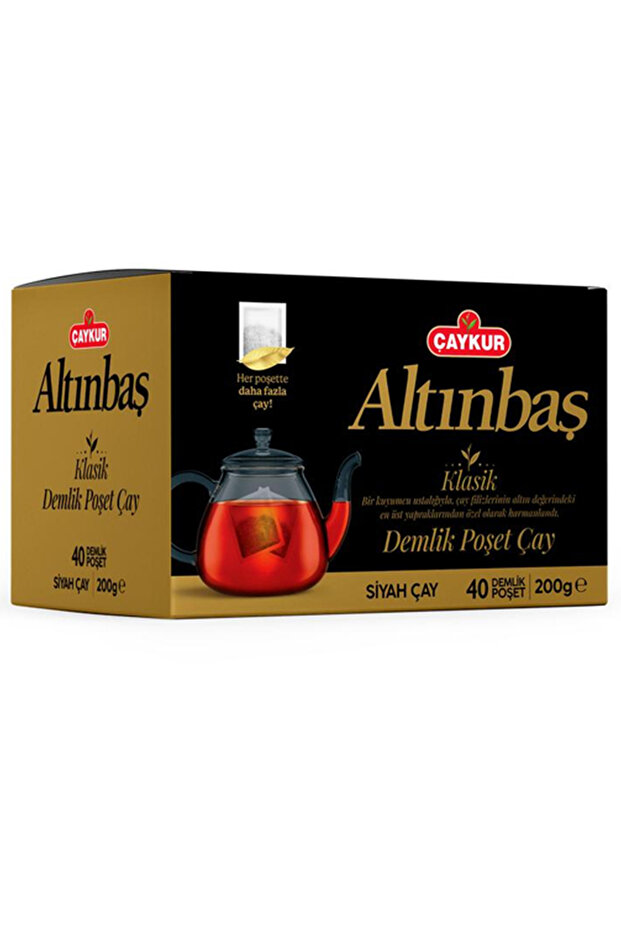 Altınbaş Demlik Poşet Çay Sade 40*5gr 200gr 4 Paket - 3