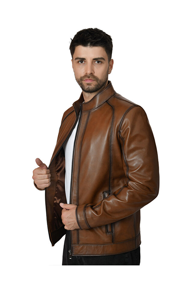 سترة جلدية للرجال 3021 - 6