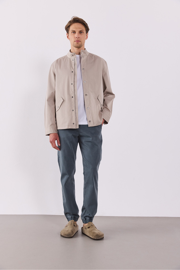 Joey Regular Fit Gabardin Ceket - TAŞ - 4