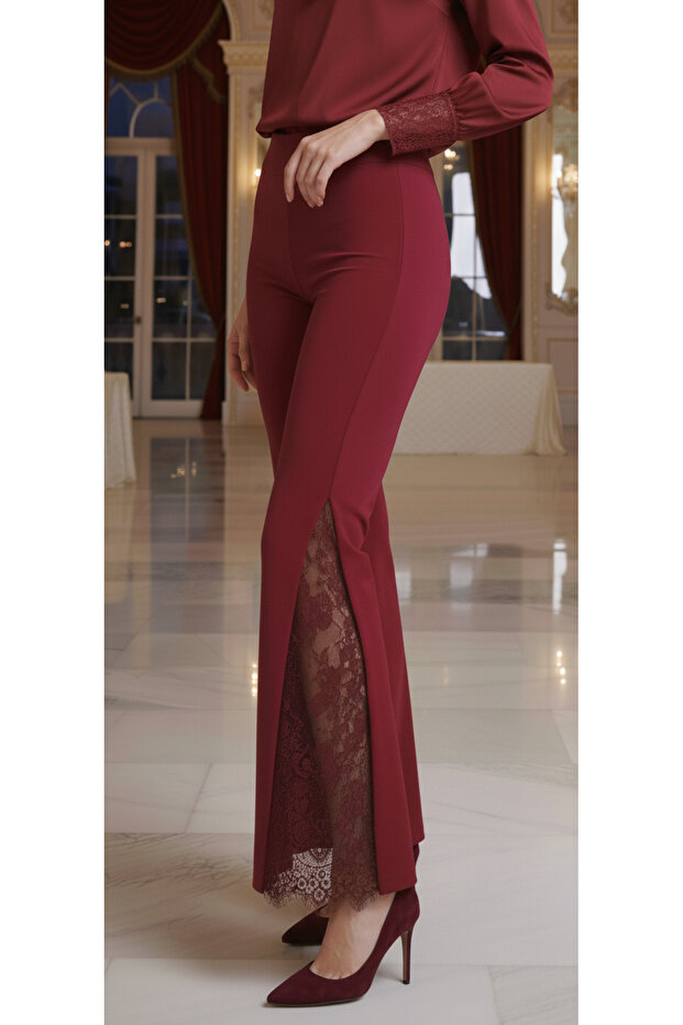 DANTELLİ İSPANYOL PAÇA TAYT - 3