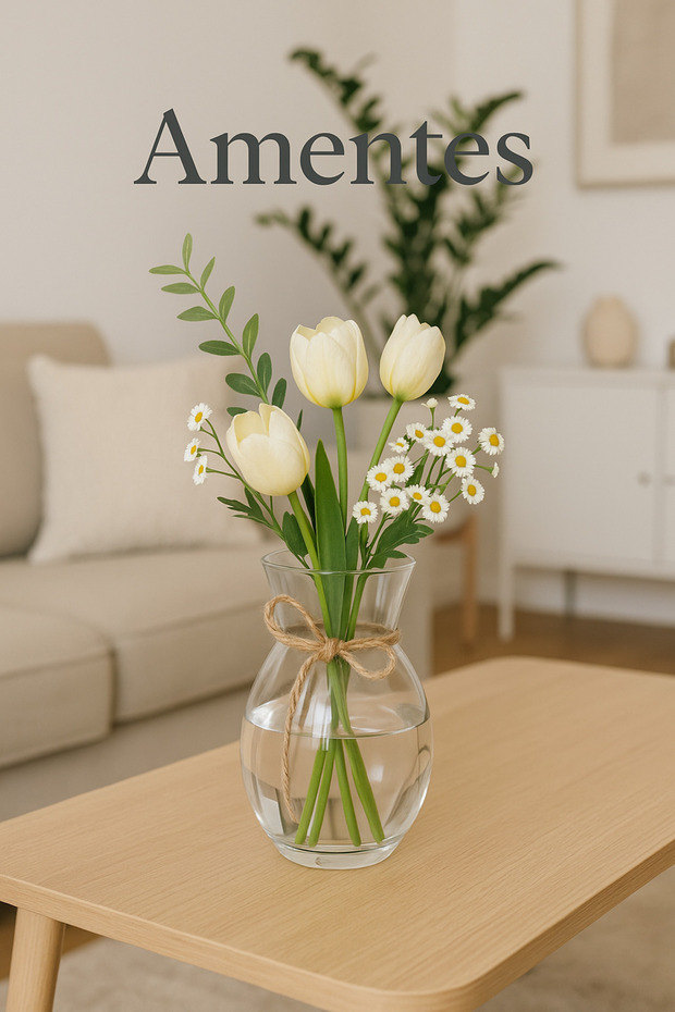 Decorative Vase Translucent Glass - 4