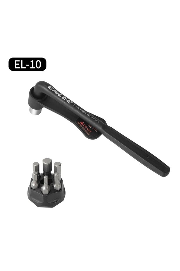 EL-10 ENLEE Bicycle Torque Wrench with Bit Set Portable Small MTB Road Bike Allen Key Tool Socket Sp