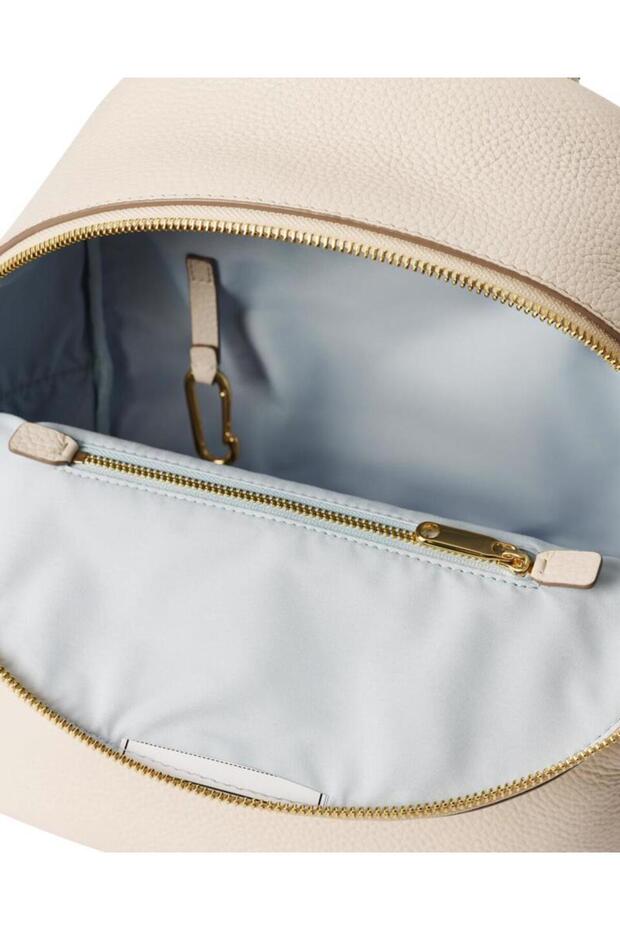 Round Pack M Pebbled Leather Bag - 3