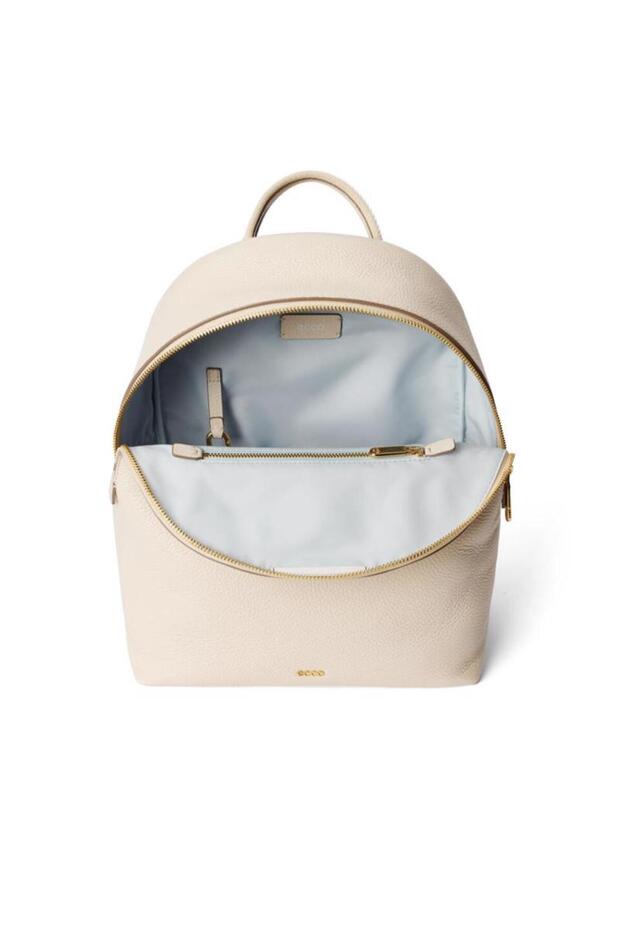 Round Pack M Pebbled Leather Bag - 5