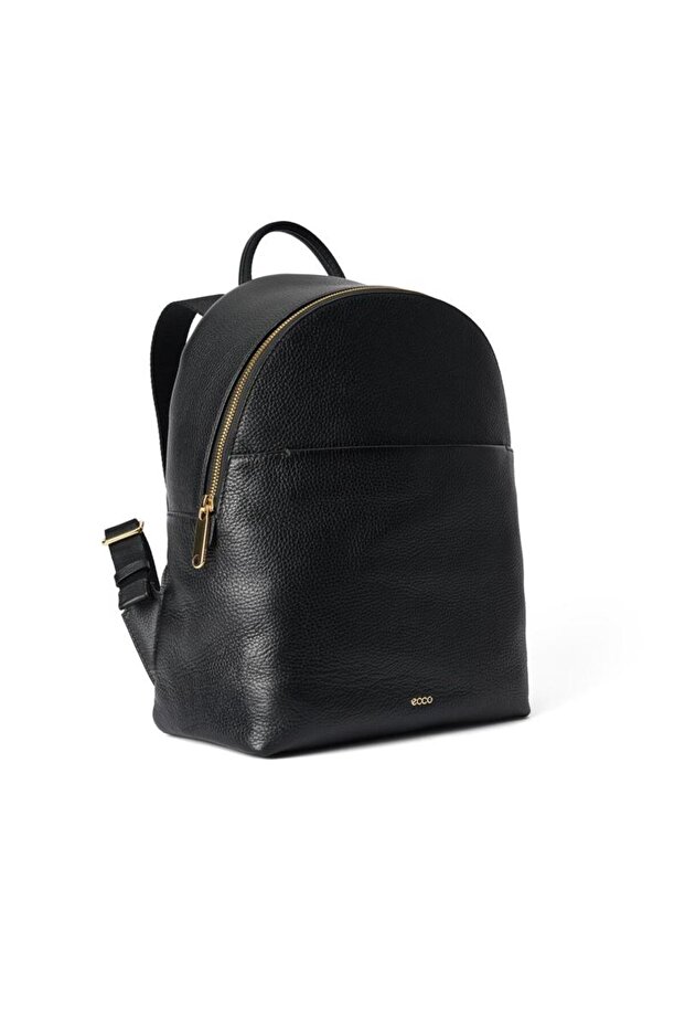 Round Pack M Pebbled Leather Bag - 4