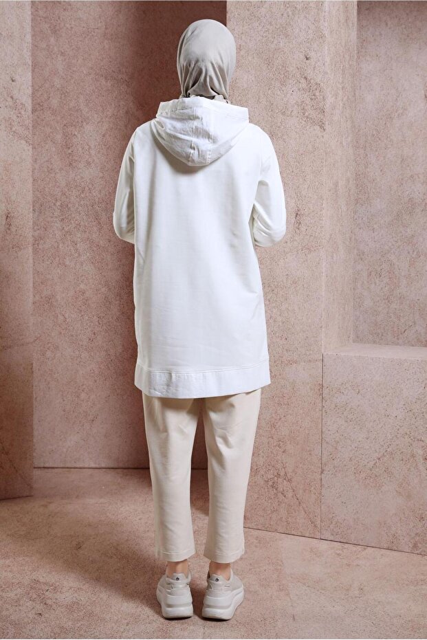 KAPÜŞONLU EŞOFMAN TUNİK 44484 - 3