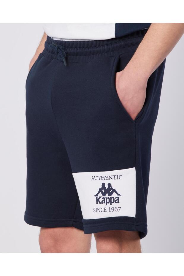 Tony Short Erkek Lacivert-Beyaz Regular Fit Şort - 3