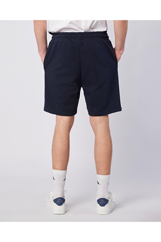 Tony Short Erkek Lacivert-Beyaz Regular Fit Şort - 5