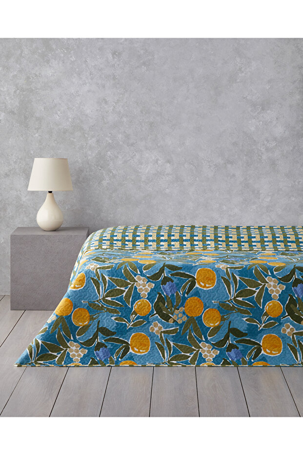 Lemon Delight Tek Kişilik Çok Amaçlı Örtü 160x220 cm Sarı - 1