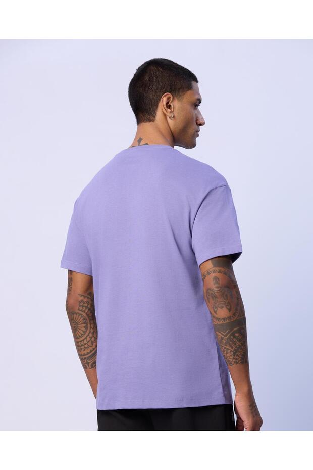 Brix Erkek Lila Regular Tişört - 4