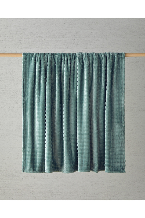 Glance Bubble plüss dupla takaró zsálya zöld - 2