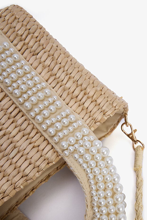 Sara Hasır Çanta - 4