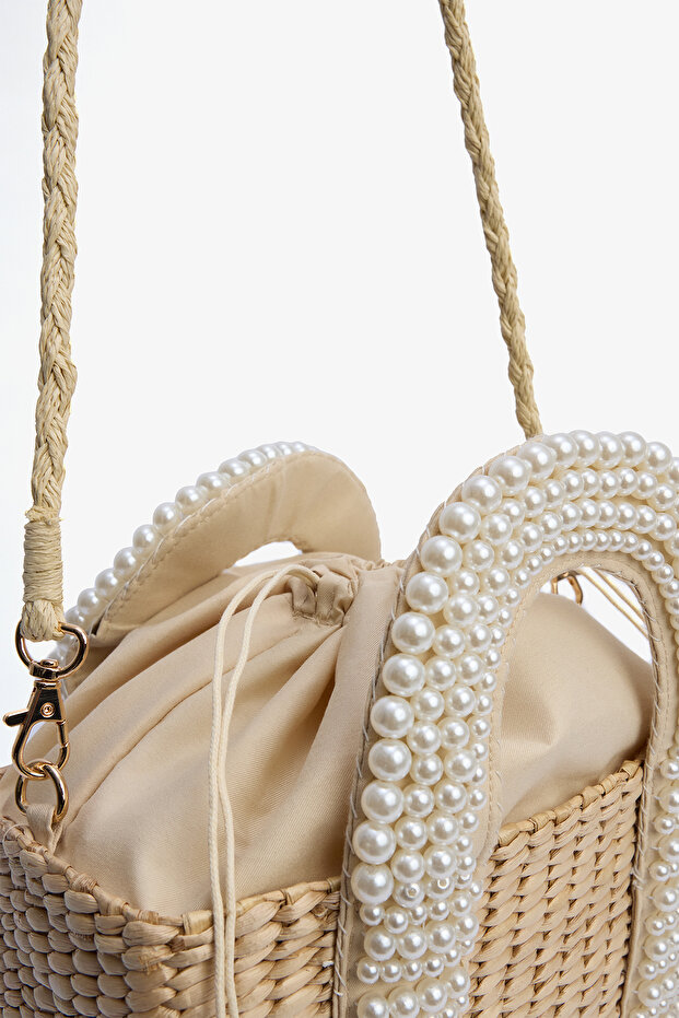 Sara Hasır Çanta - 3