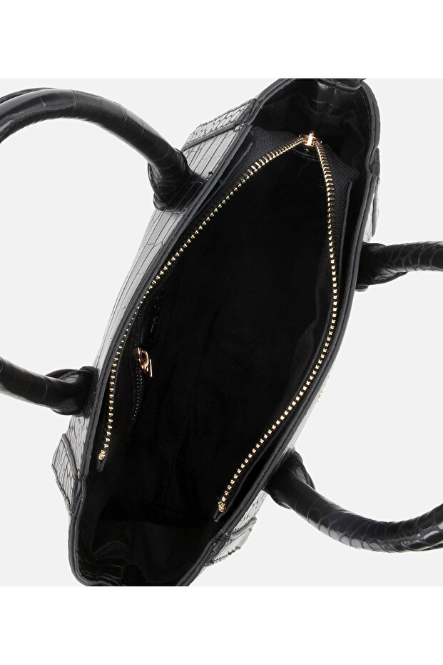 Kadın Siyah Mini Çanta - 7