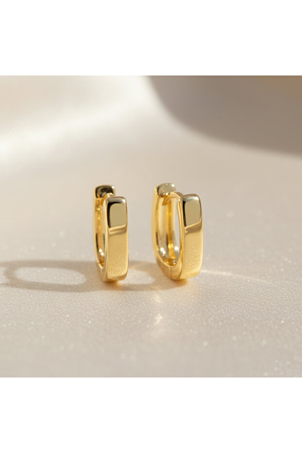 Corner Gold Küpe - 2