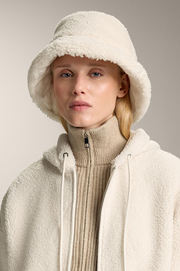 Kuzu derisi bucket şapka - 1