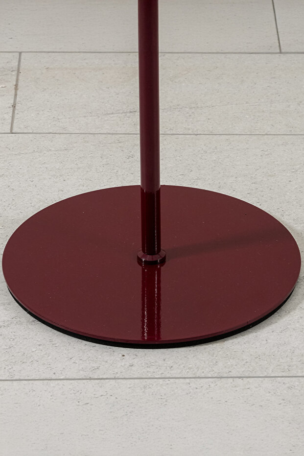 Modena Retro Bordo Metal Başlıklı Tek Ayaklı Lambader - 5