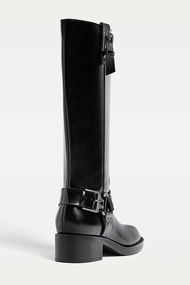 Düz Binici Botları - 5