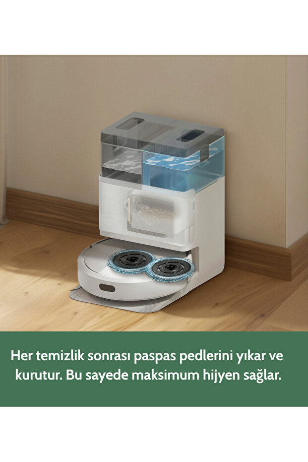 Roomba Plus 405 Combo Robot Süpürge ve Paspas + AutoWash (Beyaz) - 4