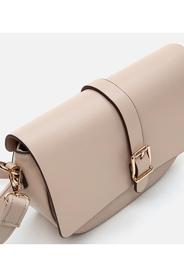 Kadın Bej Mini (Çapraz) Çanta - 3