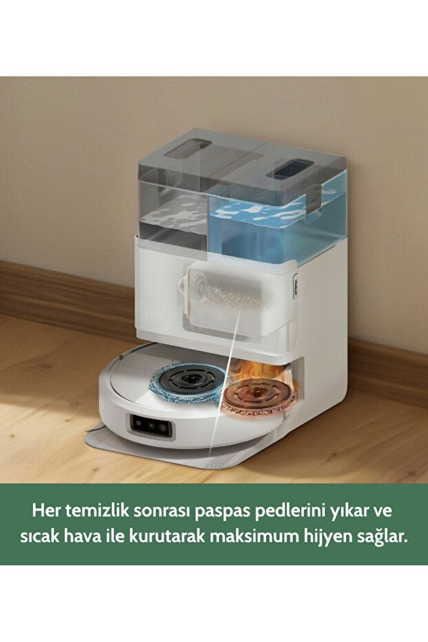 Roomba Plus 505 Combo Robot Süpürge ve Paspas + AutoWash (Beyaz) - 4