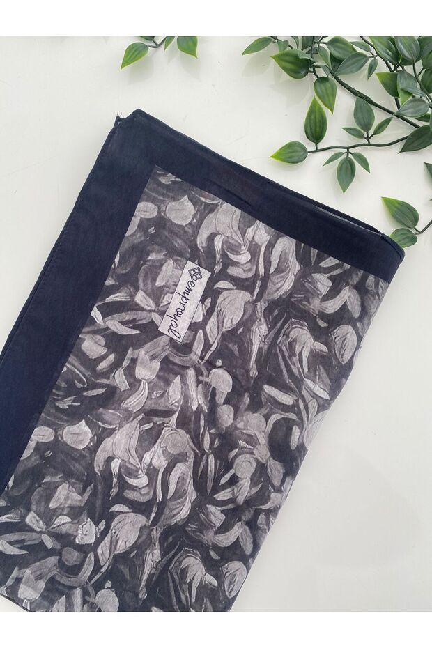 Yel Pattern Tenline Shawl - 1