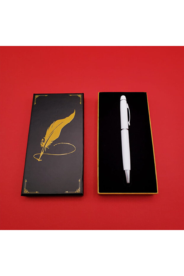 قلم حبر جاف أبيض - 1