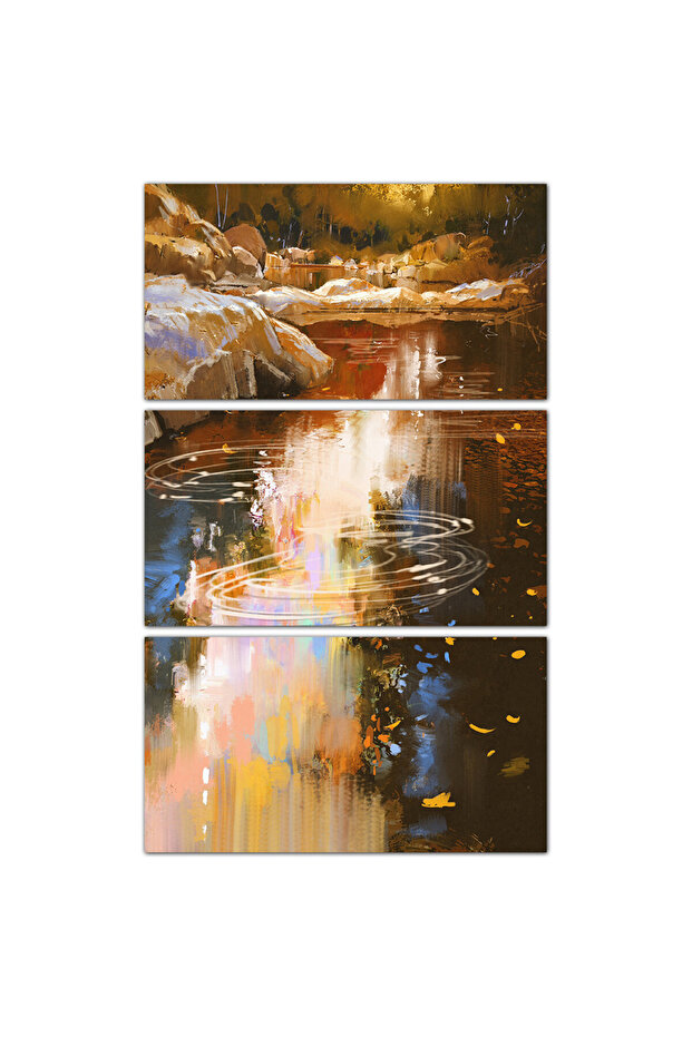 لوحه جداريه - نهر - 923 - مقسمه ثلاثة قطع - 1