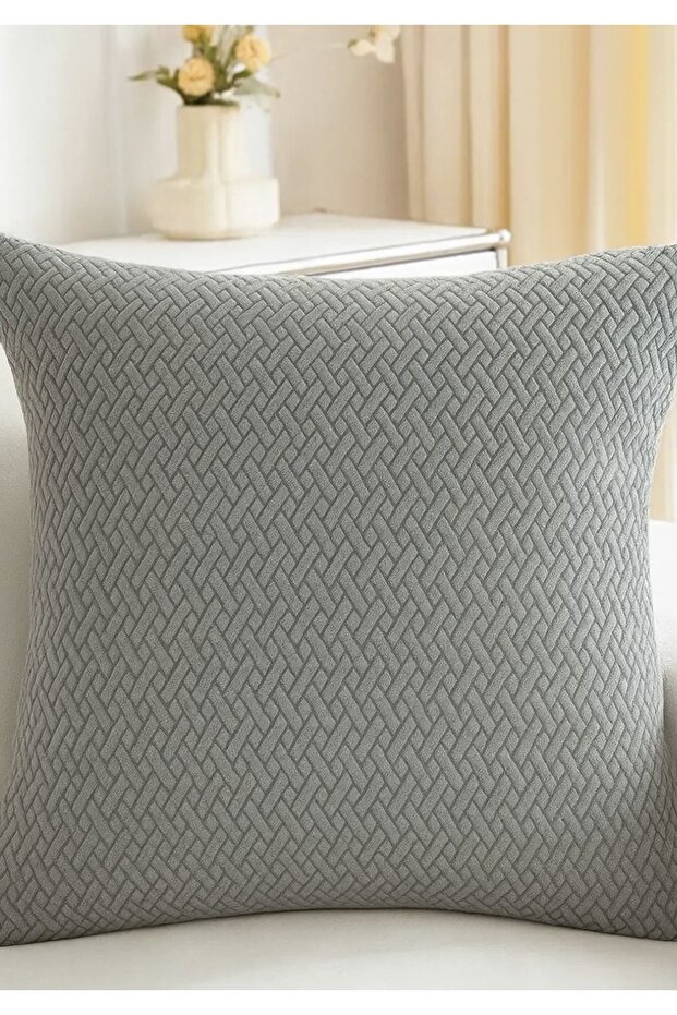 Throw Pillow Cover, Cushion Cover, Pillowcase with Zipper 43 X 43 cm 1 Piece