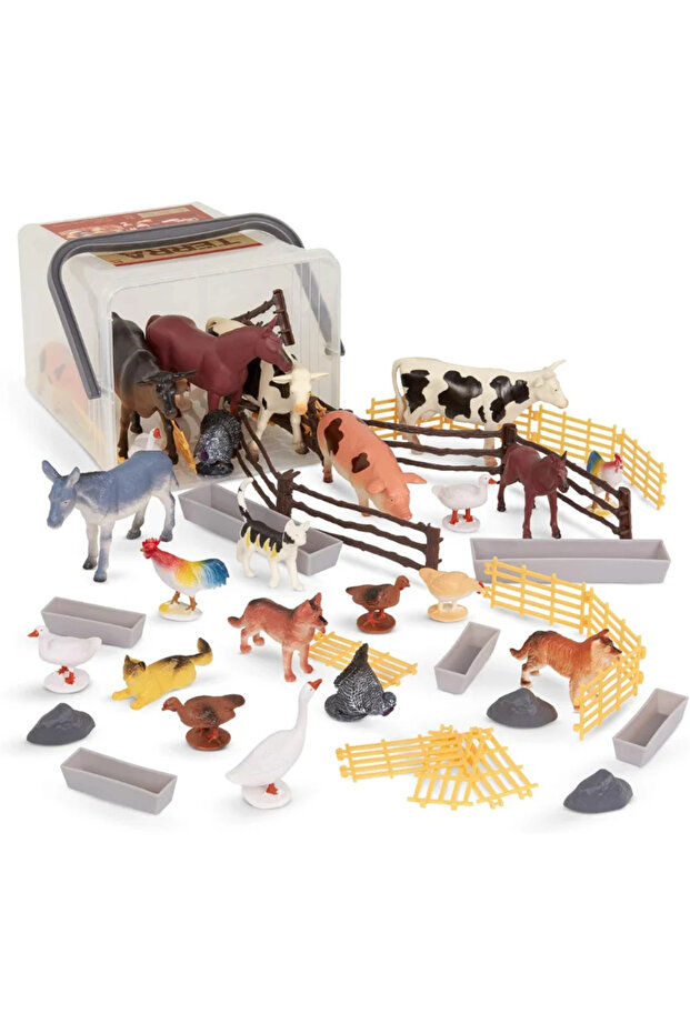 60 Parça Büyük Oyun Seti - Çiftlik - 1