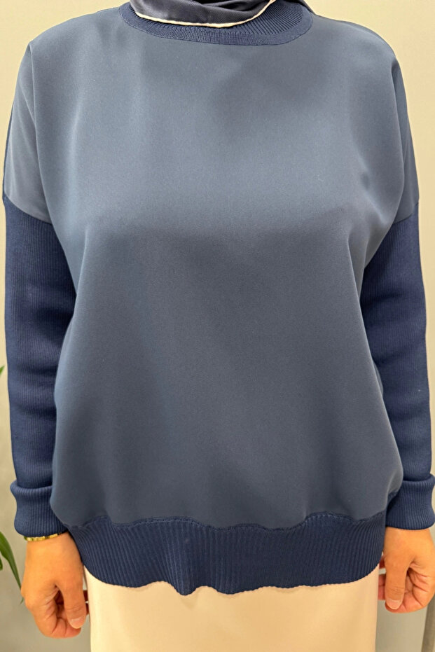 Bluz Lacivert 26KÖRBLZ4907 - 2