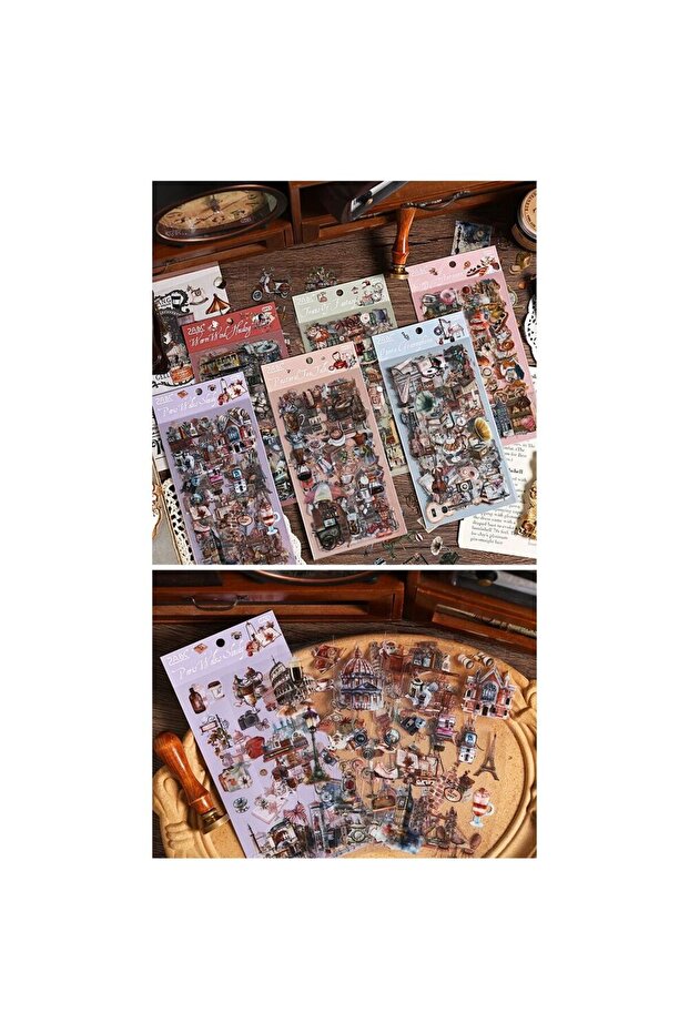 E5-6 Sheets Pet Sticker - Number: 3