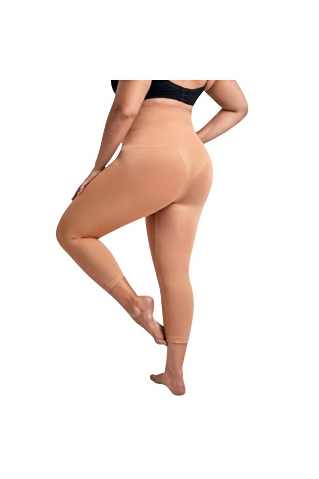 High-waisted compression leggings for shaping, slimming and tightening the abdomen, designed in a smooth and comfortable way, with leg sculpting and buttock lifting - 4