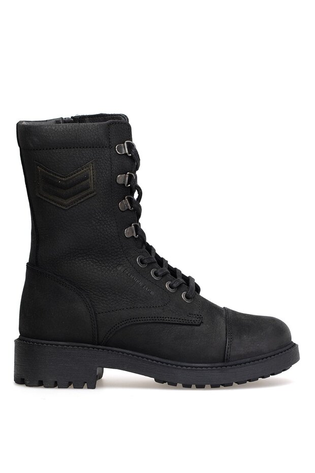 102 18354-Z Women's Genuine Leather Classic Boots Black