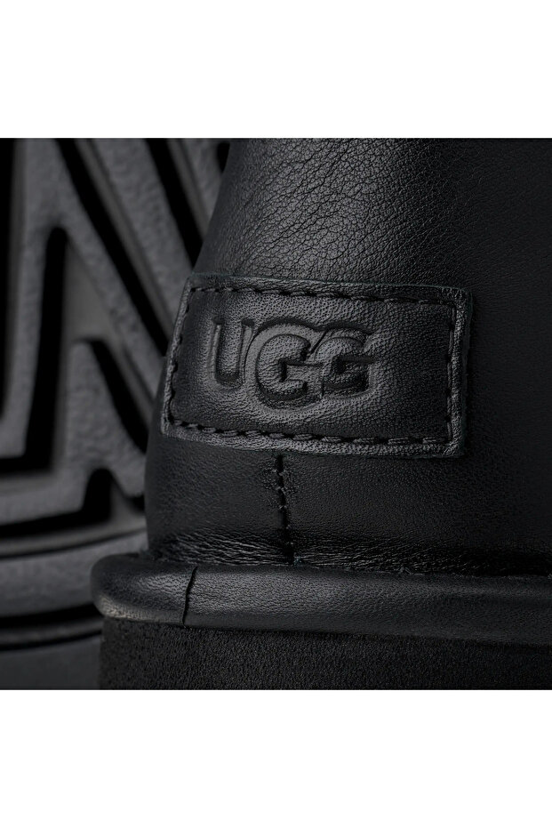 Kadın Ultra Yumuşak Astarlı Çift Yüzlü Deri Yüzey Platform Tabanlı Siyah Bot & Bootie 1172590-BLACK - 5