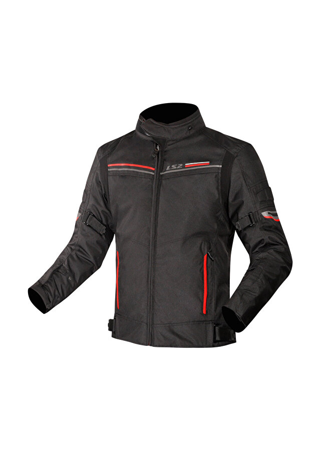 Shadow 4 Season Motorcycle Jacket Black-Red