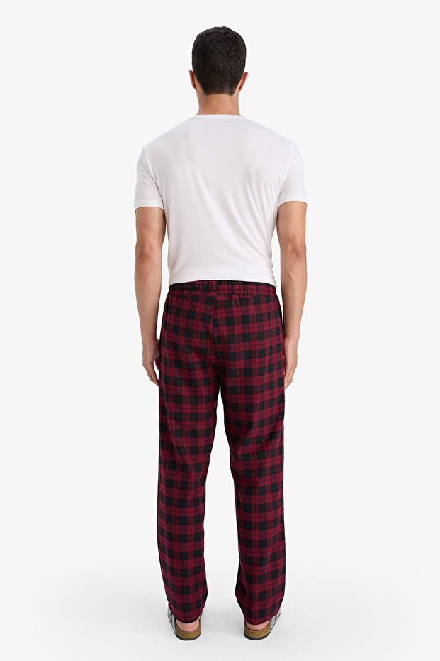 Regular Fit Cepli Uzun Kareli Pijama Altı F5217AX25WN - 6
