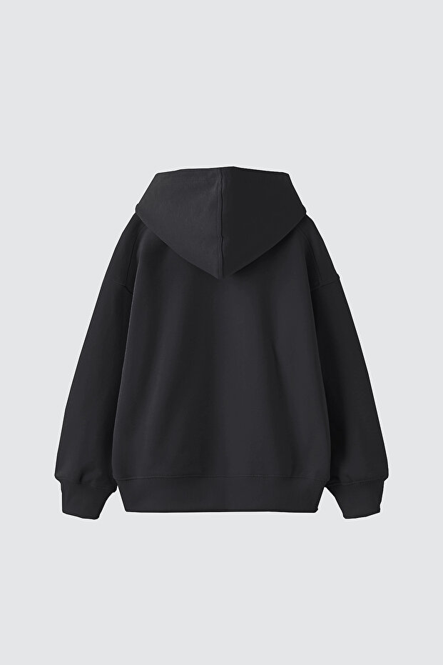 basic supradimensionat Hanorac afumat - 2