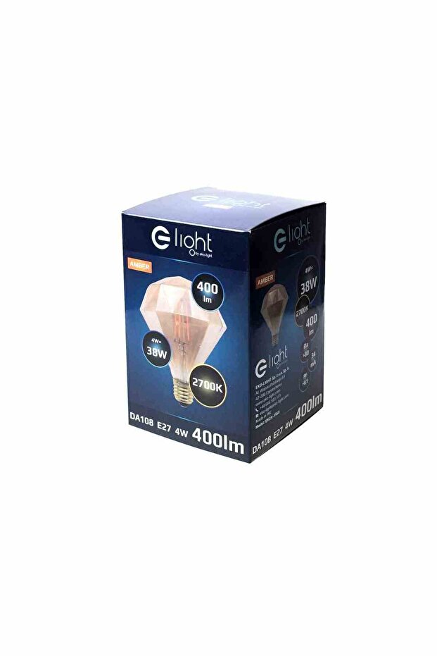 Bec decorativ 4W Diamant E27 - 3