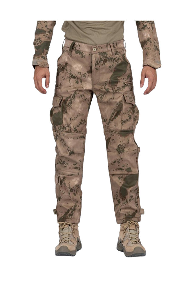 Softshell Outdoor Pantolon - Kamuflaj
