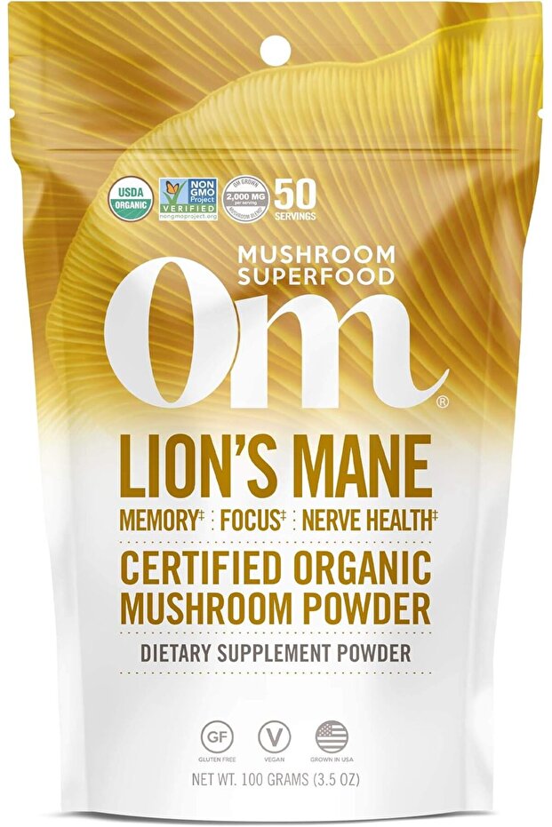 LIONS MANE ORGANIC MUSHROOM POWDER 100G