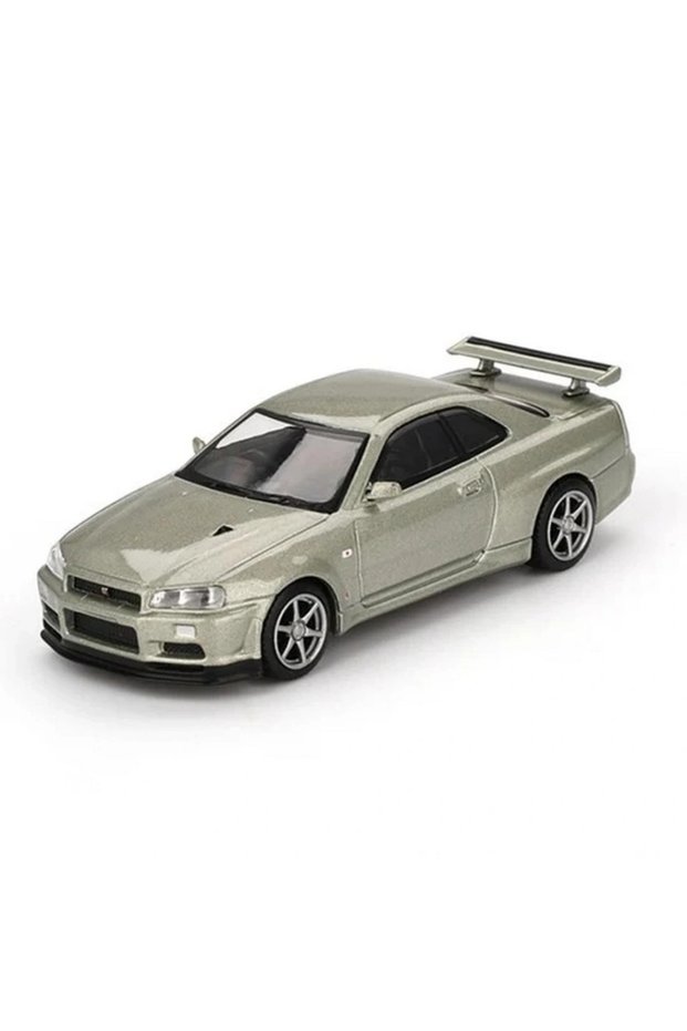 Nessiworld Gt 1/64 Nissan Skyline Gt-R (R34) V-Spec Ii Nür Millenium Jade