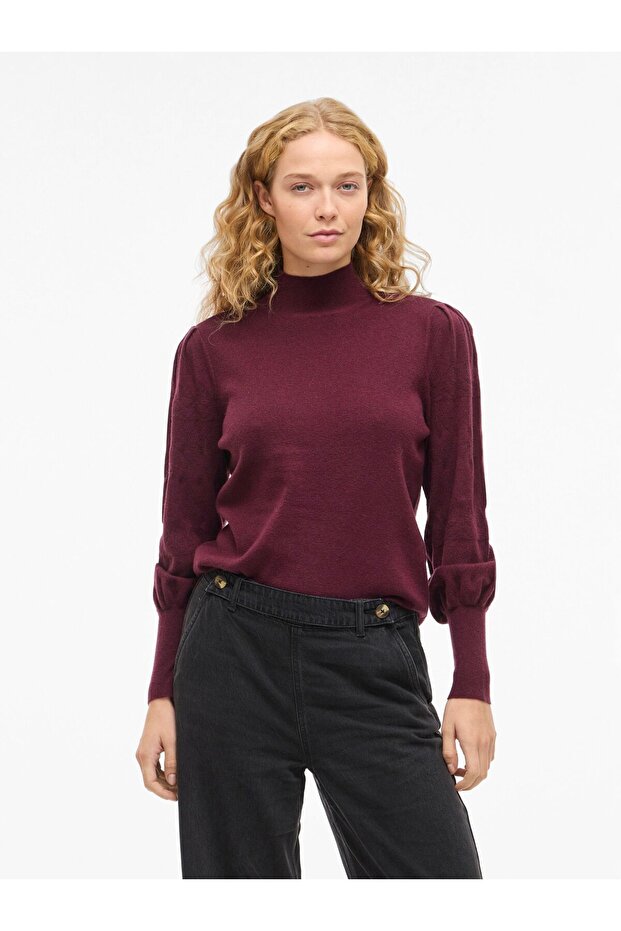 Strickpullover VIKERRY Stehkragen - 1